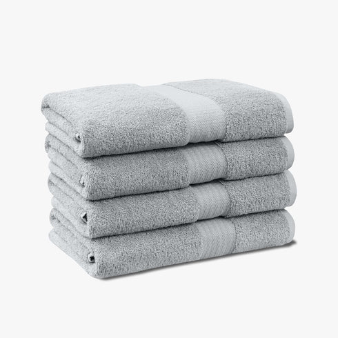 1888 4 Pack Set, Mills Premium Bath Towel True Classics Premium Cotton Blend, Super Soft and Highly Absorbent Bath