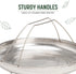 Goodful All-In-One Pan Steamer Basket - Premium Stainless Steel, Dishwasher Safe, Perfect for Steaming Vegetables