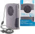 O2COOL Deluxe Multi-Pack Misting Neck Travel Fan, Battery Powered, 2pk (Gray)