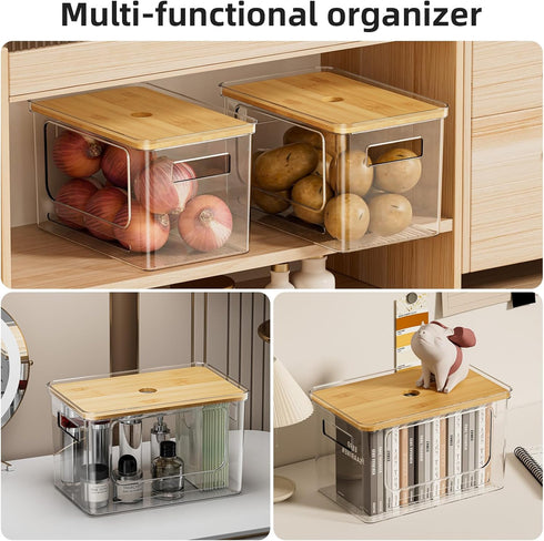 Kitchen,Set 3 13/30/33 Bags,Set 3 Under Sink Organizer,Plastic Trash Bag Holder Dispenser,Stackable Pantry Laundry Room