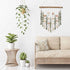 Bathroom Wall Decor Artificial Eucalyptus Boho Bedroom Decor Fake Eucalyptus Plants Leaves with Seashell on Stick