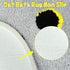 Cat Bathroom Rugs 22X27 inch, Grey Non-Slip Absorbent Bathroom Floor Mat for Shower Room