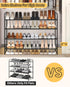 4-Tier Closet, 30-Pairs SLEEPING LAMB Long Shoe Organizer for Stackable Wide Shoe Rack Holds Low Shoe Shelf Storage