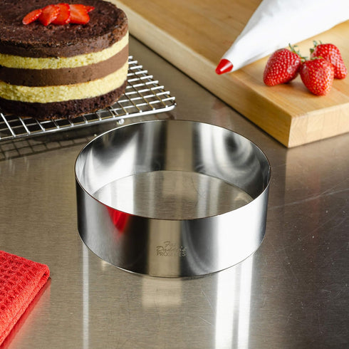 Fat Daddio's Stainless Steel Round Cake & Pastry Ring - 6 x 2 Inch