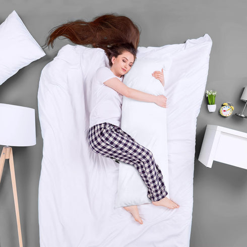 20 54 Inch), Utopia Bedding Full Body Pillow for Adults (White, x Long Pillow Insert for Sleeping, Ideal for Side