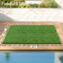 THREE ORANGES 4x6 1.38" Artificial Grass Rug FT, Extra Thick Realistic Fake Grass Turf for Patio Deck Balcony, Cuttable