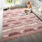 5x7 Feet Area Rugs for Living Room Bedroom,Pink and White Machine Washable