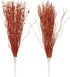 SLKING STORE SLK 16-Pack Artificial Glitter Berry Stem Ornaments, Christmas Decorative Glittery Twigs, Picks,