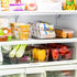 Sorbus Fridge Bins and Freezer Bins, Stackable Food Storage Containers, BPA-Free Organizers, Pack of 6