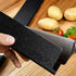 Knife Guard 8 Inch x 2 Inch RISHTEN Chef Knife Sheath Set 2 Pack Universal Waterproof Blade Edge Cover Knife Sleeves Protectors Guards for Kitchen Knives Extra Strength, Black by RISHTEN