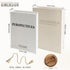 Chicooan 4-in-1 Set, 2 Decorative Books Coffee Table Books Decor, Linen Fake Book Boxes with Wood Tray, Bead Garland