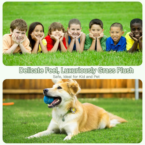 3 5 1.38" Artificial Turf Grass FT x FT, Fake Grass Pile Synthetic Rug Outdoor Indoor, Realistic Grass Carpet Mat