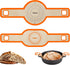 Sourdough Silicone Bread Sling, Oval and Round Non-Stick Bread Mat for Dutch Oven, Reusable with Long Handles