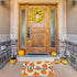 Zhanmai Autumn Welcome Mats, Fall Rugs Pumpkin Door Mat, Non-Slip Outdoor Doormats for Front Door 16" x 28"