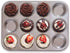 Fox Run Muffin and Cupcake Pan, 12 Standard Cup, Stainless Steel