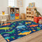Kids Dinosaur Rug 3x5, Soft Non Slip Dino Rug for Playroom Bedroom,