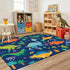 Kids Dinosaur Rug 3x5, Soft Non Slip Dino Rug for Playroom Bedroom,