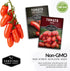 2 Pack Paste Tomato Seeds for Planting Variety with Roma & San Marzano, Heirloom Non-GMO Tomatoes for Sauce, Canning