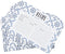 C.R. Gibson Q12-24018 Double Sided Recipe Cards, 40pcs, 4'' W x 6'' L, True Blue