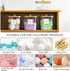 3+1 Pack Laundry Pods Container & Dryer Sheet Holder, Acrylic Square Laundry Room Organization and Storage Jars