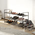 3-Tier Closet, 15 Home-Complete Shoe Rack - Shoe Organizer for Bathroom, Entryway - Shelf Holds Pairs Sneakers, Heels