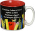 #1 Teacher Coffee Mug - 13 oz with Pencil, Rulers, Crayons, and Pen Accents