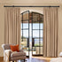 Standard Decorative Window Curtain Rods, 30 to 45 Inch, 5/8 Inch Diameter Heavy Duty Drapery Rod Set with Brackets -