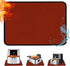 Kitchen Countertop Heat Resistant Mats 21x29.5in, Coffee Bar Mat, Waterproof Mat for Kitchen (Red)