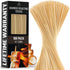 Zulay Kitchen Authentic Bamboo Skewers, 100, 14" Heavy-Duty Roasting Sticks for Grilling & Camping