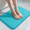 Yimobra Memory Foam Bath Mat, Super Soft Non Slip 24x17 Inch, Quick Dry, Machine Washable, Lake Blue