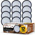 Pure Line Replacement for Mr. Coffee Water Filter Charcoal Disks, Universal Fit, 12 Pack