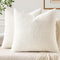 EMEMA Pack of 2, 22 x 22 Inch, Textured Boucle Throw Pillow
