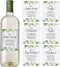 Printed Party Marriage Milestones, Greenery Wedding Firsts, 6 Wine Bottle Labels
