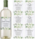 Printed Party Marriage Milestones, Greenery Wedding Firsts, 6 Wine Bottle Labels