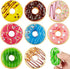 Chalyna 8 Pcs Small Donut Stress Ball, 1. 78" Squeeze Fake Doughnut