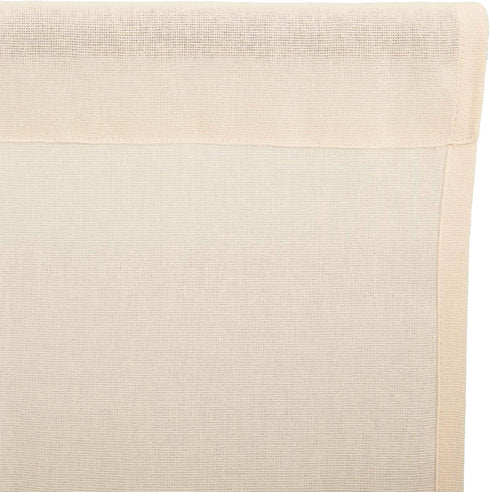VHC Brands 16"x72" Natural Valance Kitchen Window Curtain with Rod Pocket