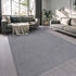 AROGAN Modern Shag Area Rug for Bedroom, 4x6 Feet Washable Plush Memory Foam Carpet for Kids Room Grey