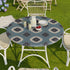 36-44" Summer Fitted Round Tablecloths Reusable Stain Resistant Table Clothes Vinyl Indoor Outdoor Circular Cover