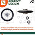 Dryer Repair Kit with Drum Rollers, Belt, Idler Pulley for Maytag MEDC300BW0, MEDC200XW3, and More