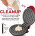 DASH Deluxe Mini Maker for Individual Waffles, Hash Browns, Keto Chaffles, Included Brush and Cord Wrap, Easy to Clean