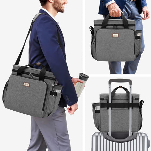 CURMIO Coffee Maker Travel Bag for Keurig K-Mini, Carrying Case with Multiple Pockets for K-Cup Pods