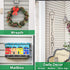 Vinyl Siding Hooks, Heavy-Duty Stainless Steel Hangers, Low Profile Siding Clips for Hanging Wreaths (Silver, 10 Pack)
