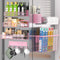 DTUQYX Magnetic Spice Rack for Refrigerator, 7 Pack Metal Magnetic Shelf, Moveable