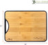 Totally Bamboo Poly-Boo Double Sided Bamboo and Poly Cutting Board, 15" x 11", BPA Free