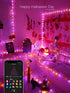 Brizled Smart Christmas Fairy Lights - 66FT 200 LED RGB Color Changing String Lights, WiFi App Controlled