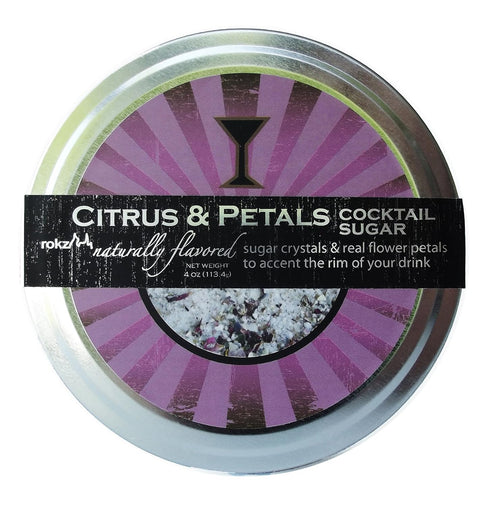 rokz Citrus & Petals Cocktail Sugar Rimmerz - 4 Ounce