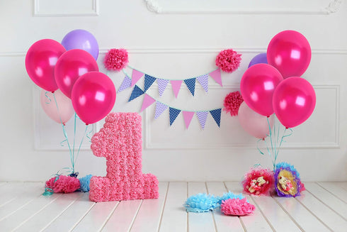 Treasured 36 Metallic Magenta Balloons - Dark & Bright Pink, 12 Inch Latex Balloons