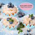 Blue Cupcake Liners - Standard Muffin Wrappers, Non-stick Greaseproof Baking Cups for Baby Shower, 100 Count