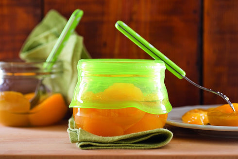 silikomart Silicone Lid CAPFLEX XL - Orange Color, Diameter 105 mm, Elastic and Dishwasher Safe