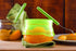 silikomart Silicone Lid CAPFLEX XL - Orange Color, Diameter 105 mm, Elastic and Dishwasher Safe